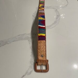 NWOT Peruvian Leather Belt 30 Waist
